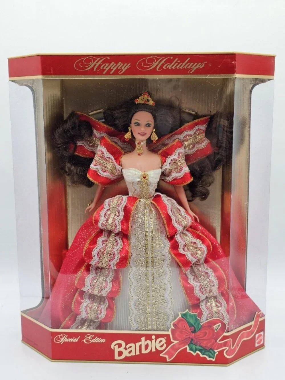 Barbie Holiday 1997 Christmas Happy Holidays Barbie Doll Mattel Special Edition